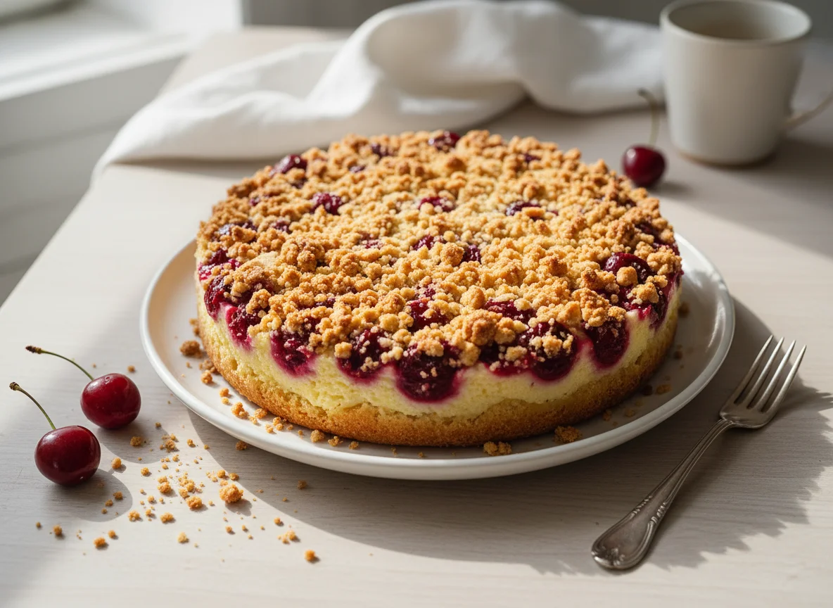 Kirsch-Streuselkuchen photo