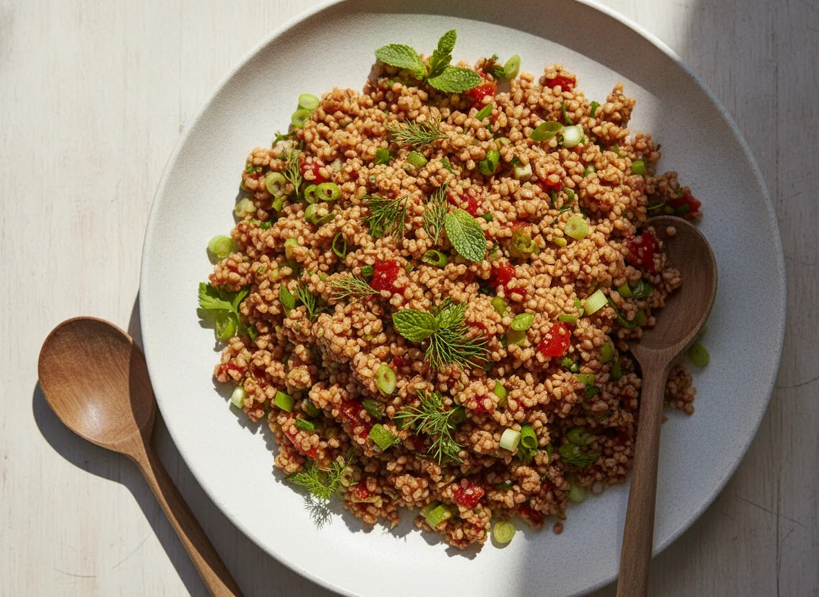 Kisir (Türkischer Bulgursalat) photo