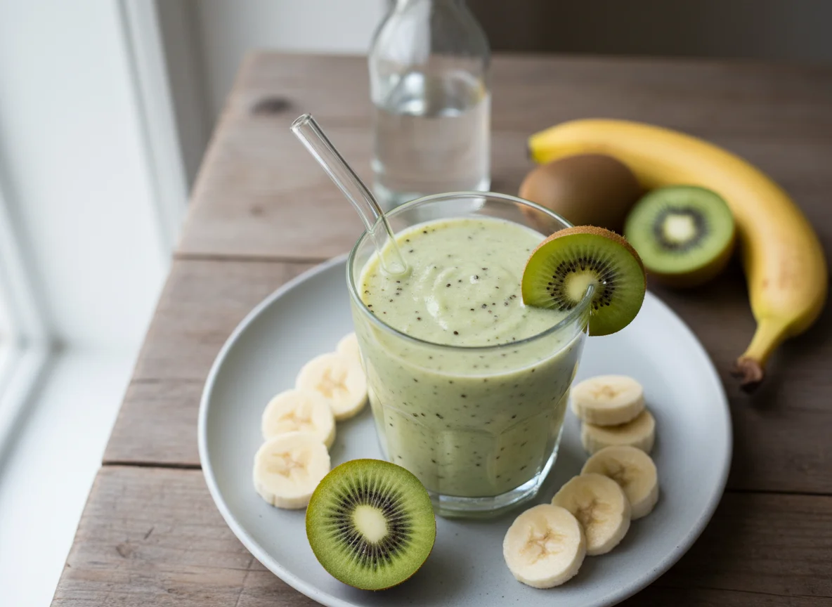 Kiwi-Bananen-Smoothie photo