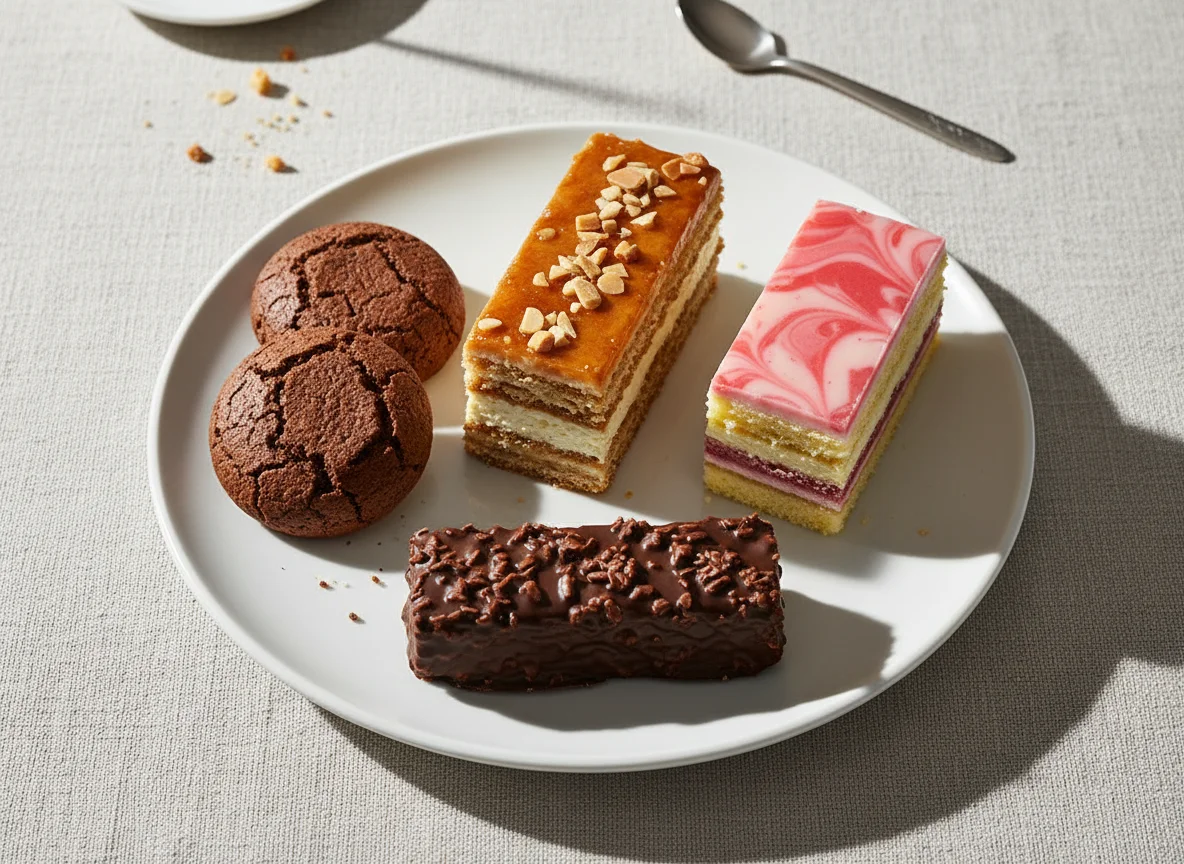 Kleine Patisserie-Auswahl photo