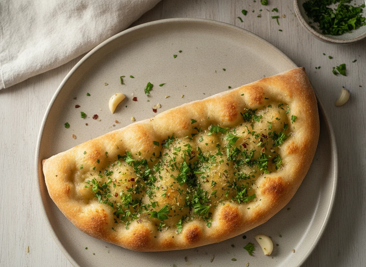 Knoblauchbrot (halbe Pizza) photo