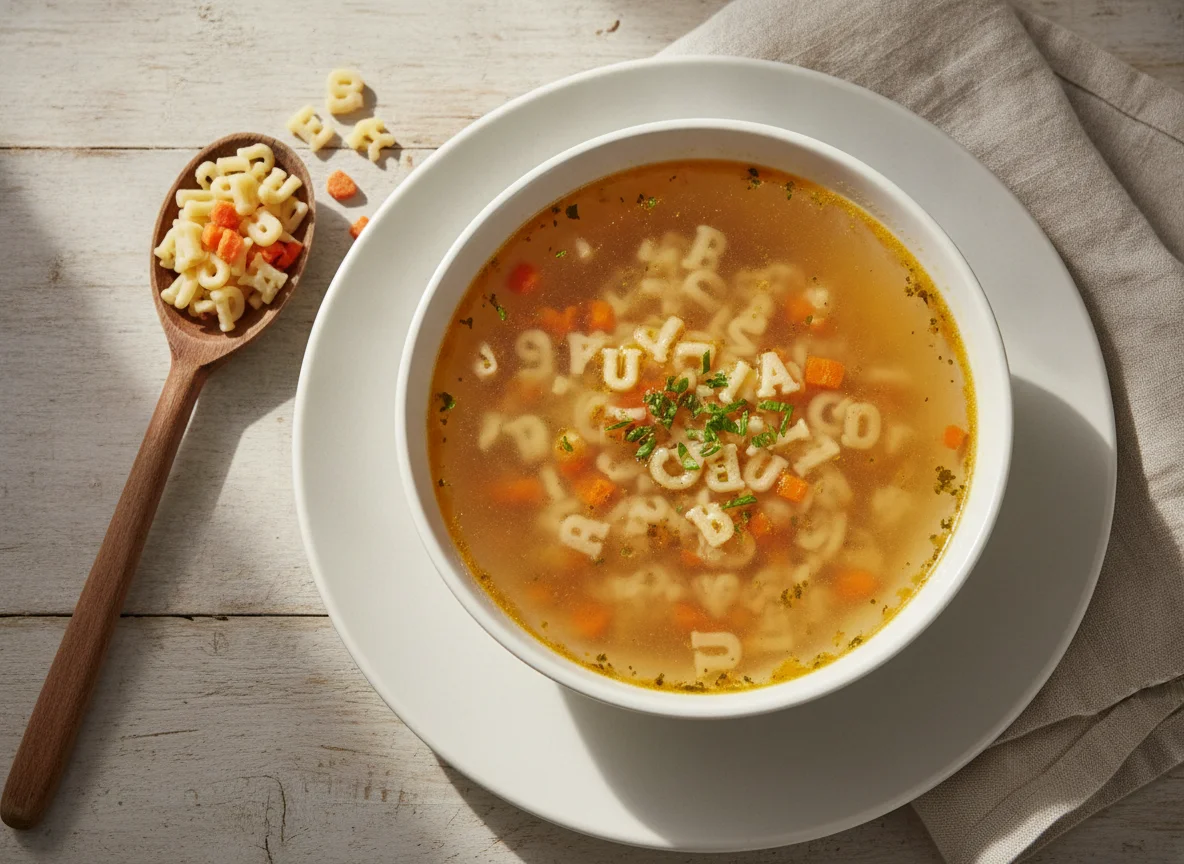 Knorr Suppenliebe Buchstabensuppe photo