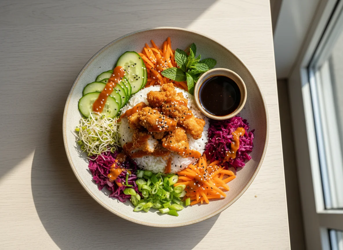 Knuspriges Hähnchen Bowl photo