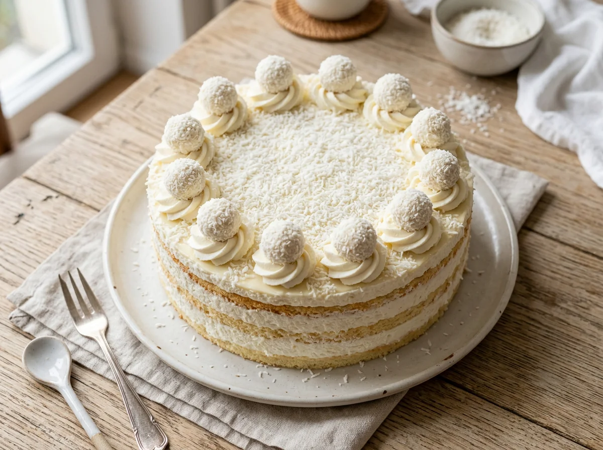 Kokos-Sahne-Torte photo