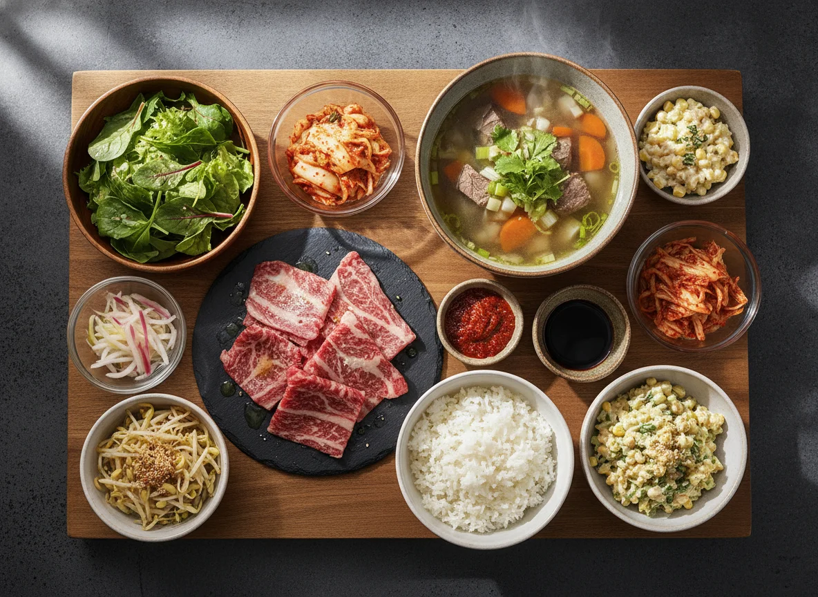Koreanisches BBQ Set photo