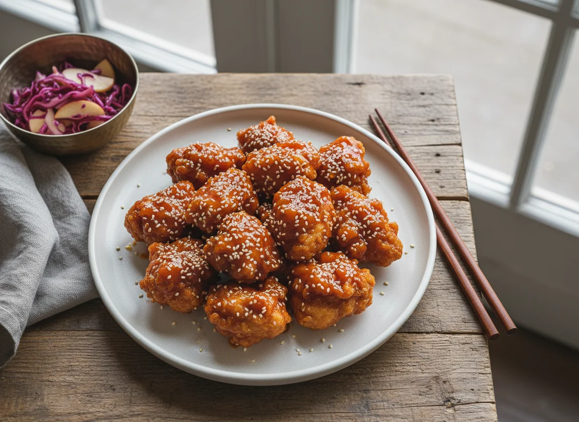 Koreanisches Brathähnchen photo