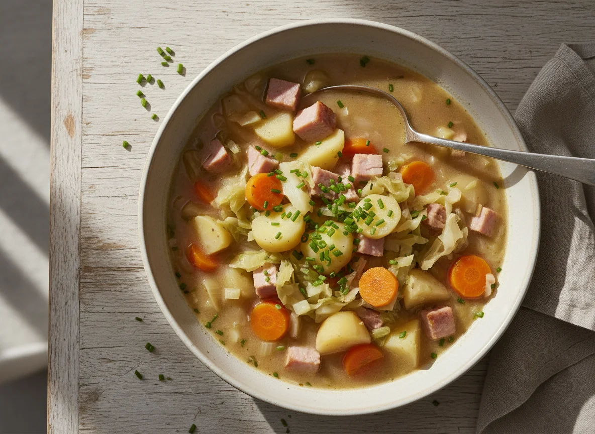 Kraut- und Pouletschinken-Eintopf photo
