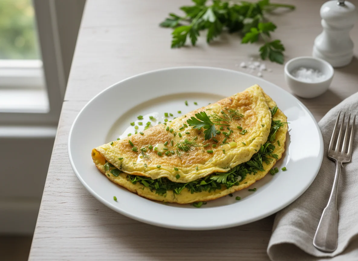 Kräuteromelett photo