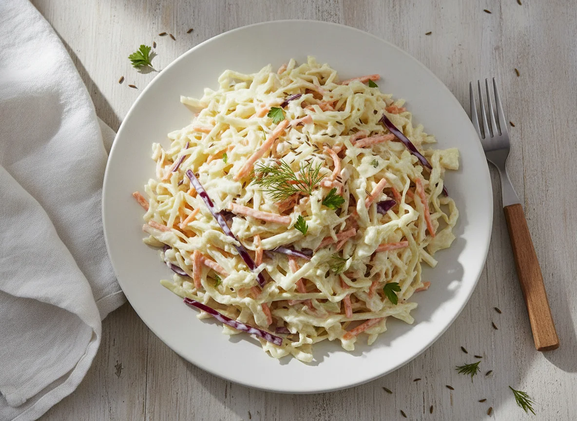 Krautsalat mit Karotten (Coleslaw) photo