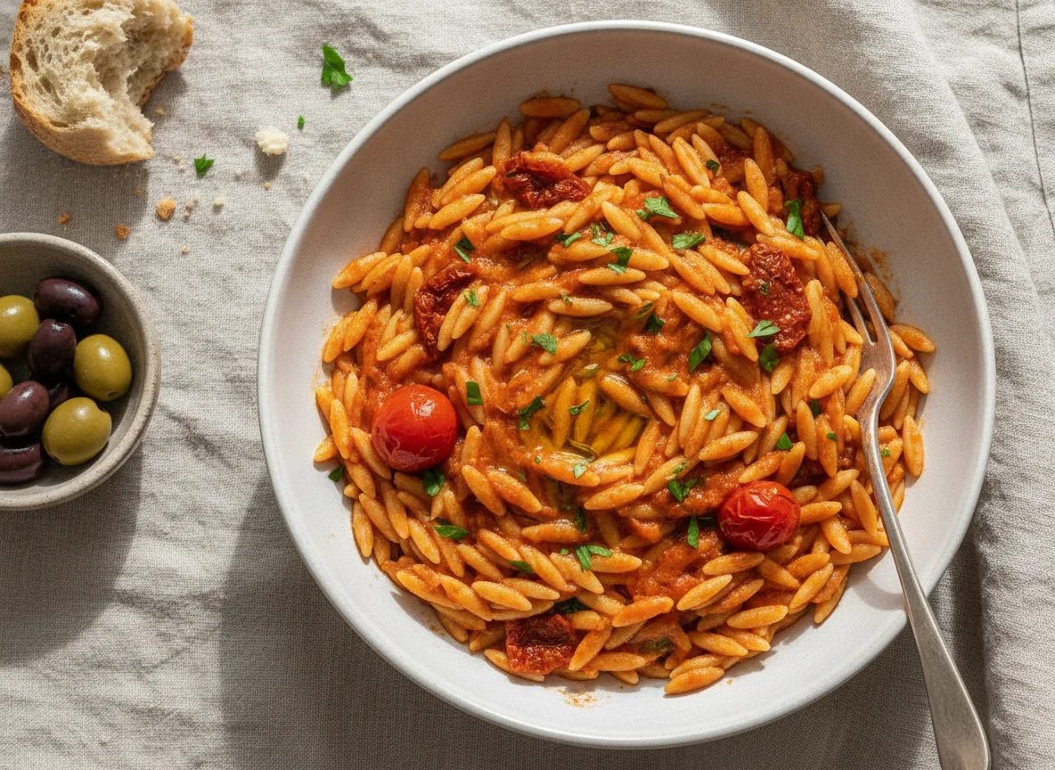 Kritharaki in Tomatensauce photo