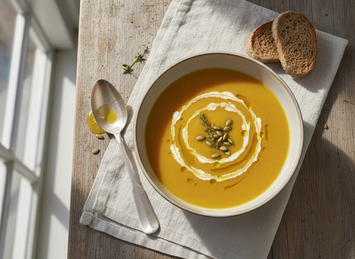 Kürbiscremesuppe photo