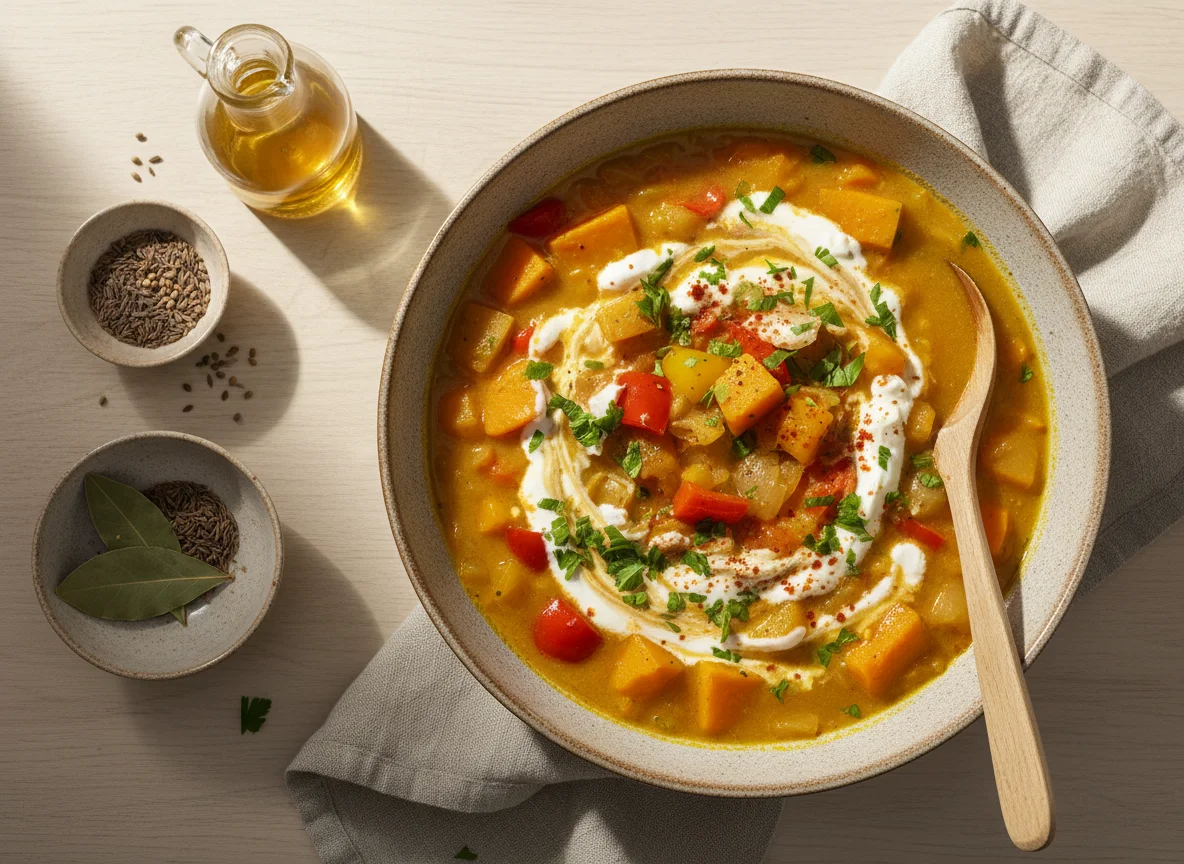 Kürbis-Gemüse-Eintopf photo