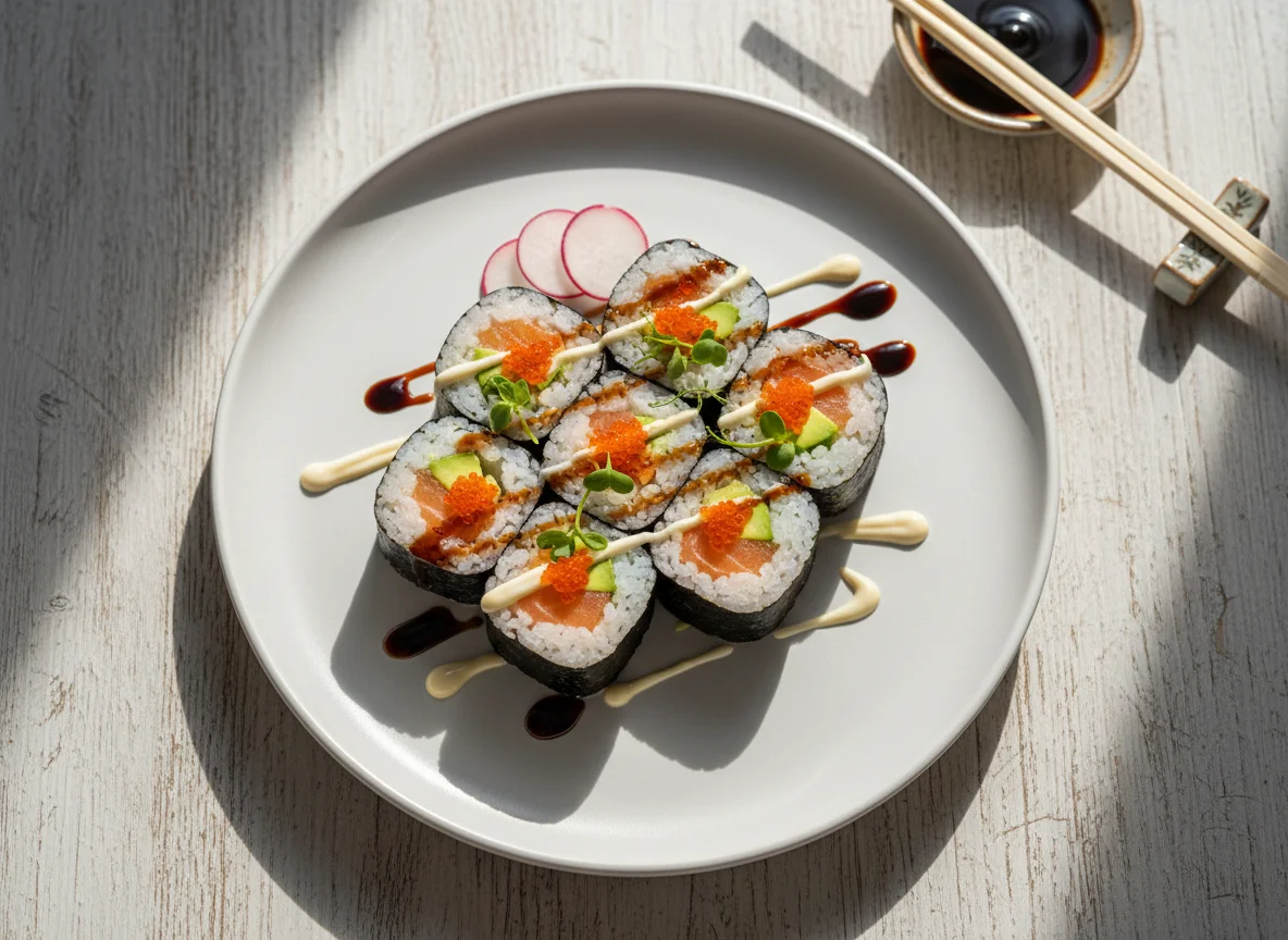 Lachs Avocado Maki photo