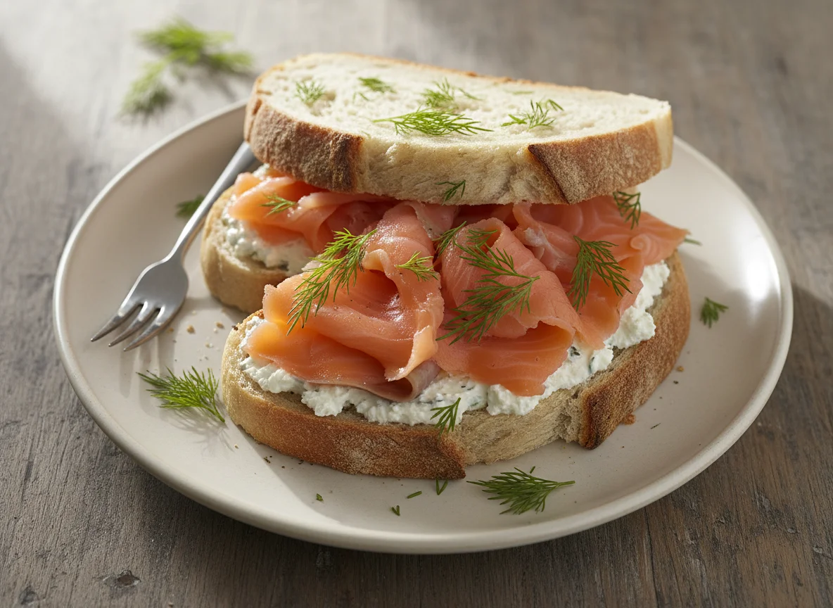 Lachs Sandwich photo