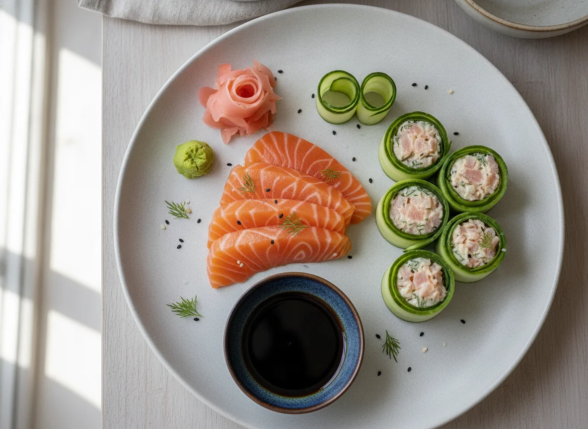 Lachs Sushi Variation photo