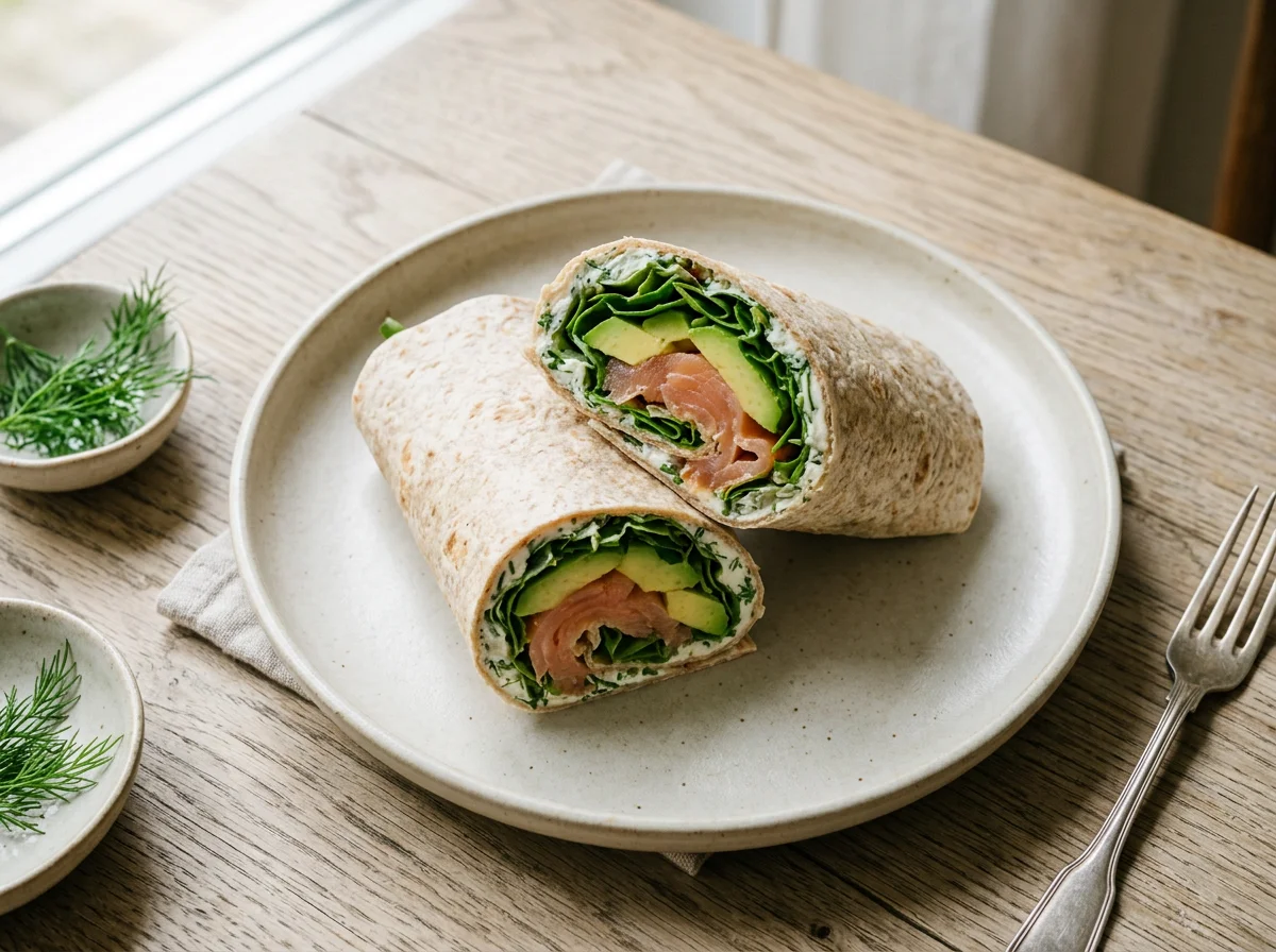 Lachs-Avocado-Wrap photo