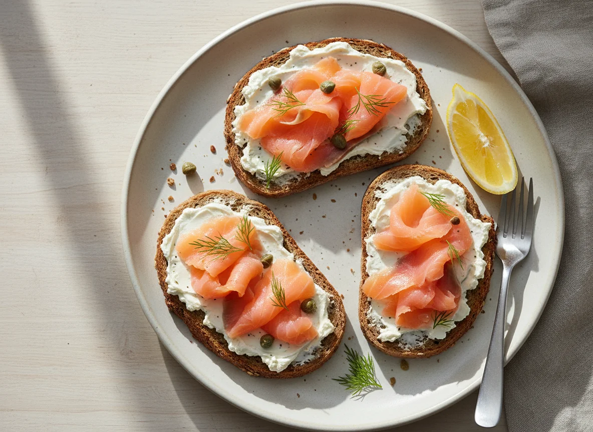 Lachs-Brot photo