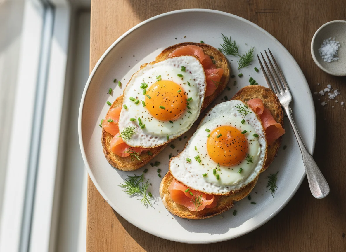 Lachs-Ei-Toast photo
