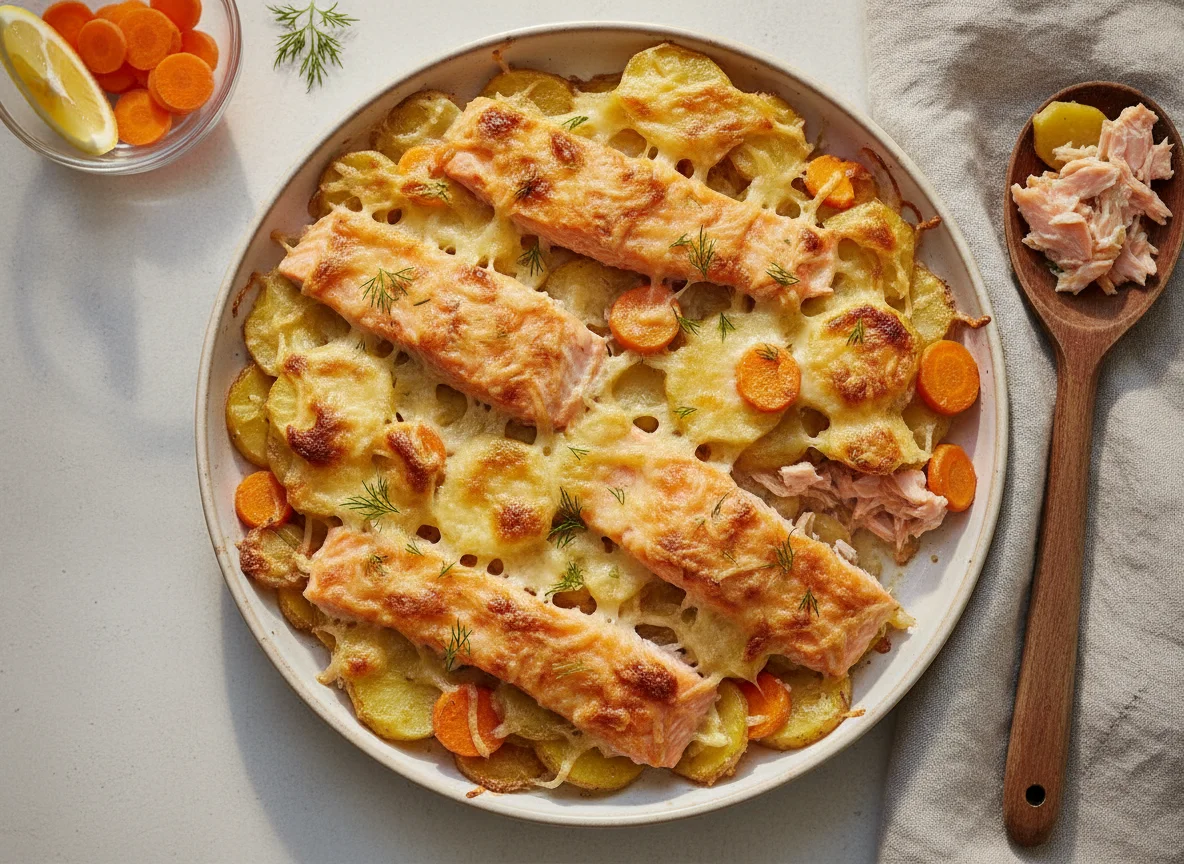 Lachs-Kartoffel-Auflauf photo