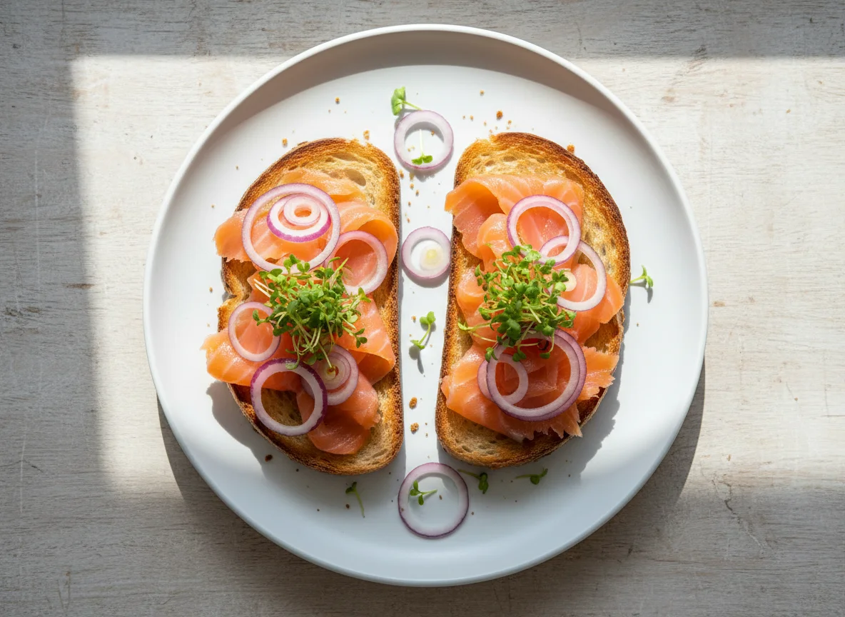 Lachs-Toast photo