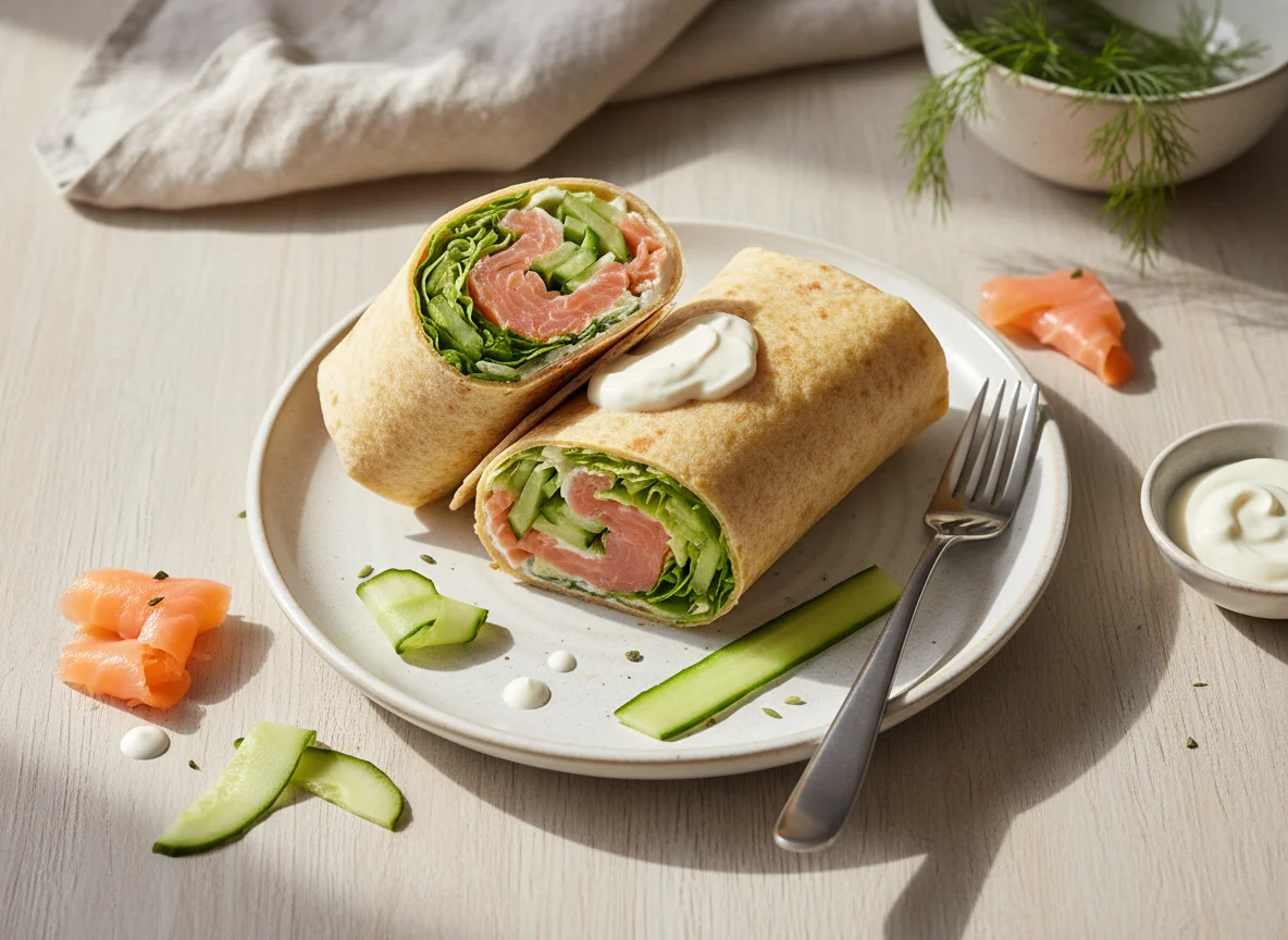 Lachs-Wrap photo