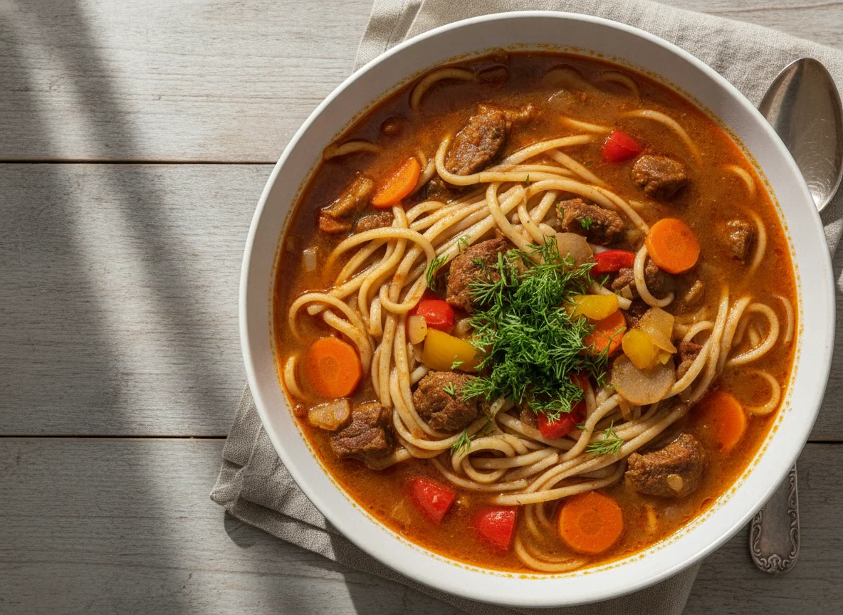 Lagman (Zentralasiatischer Nudeleintopf) photo
