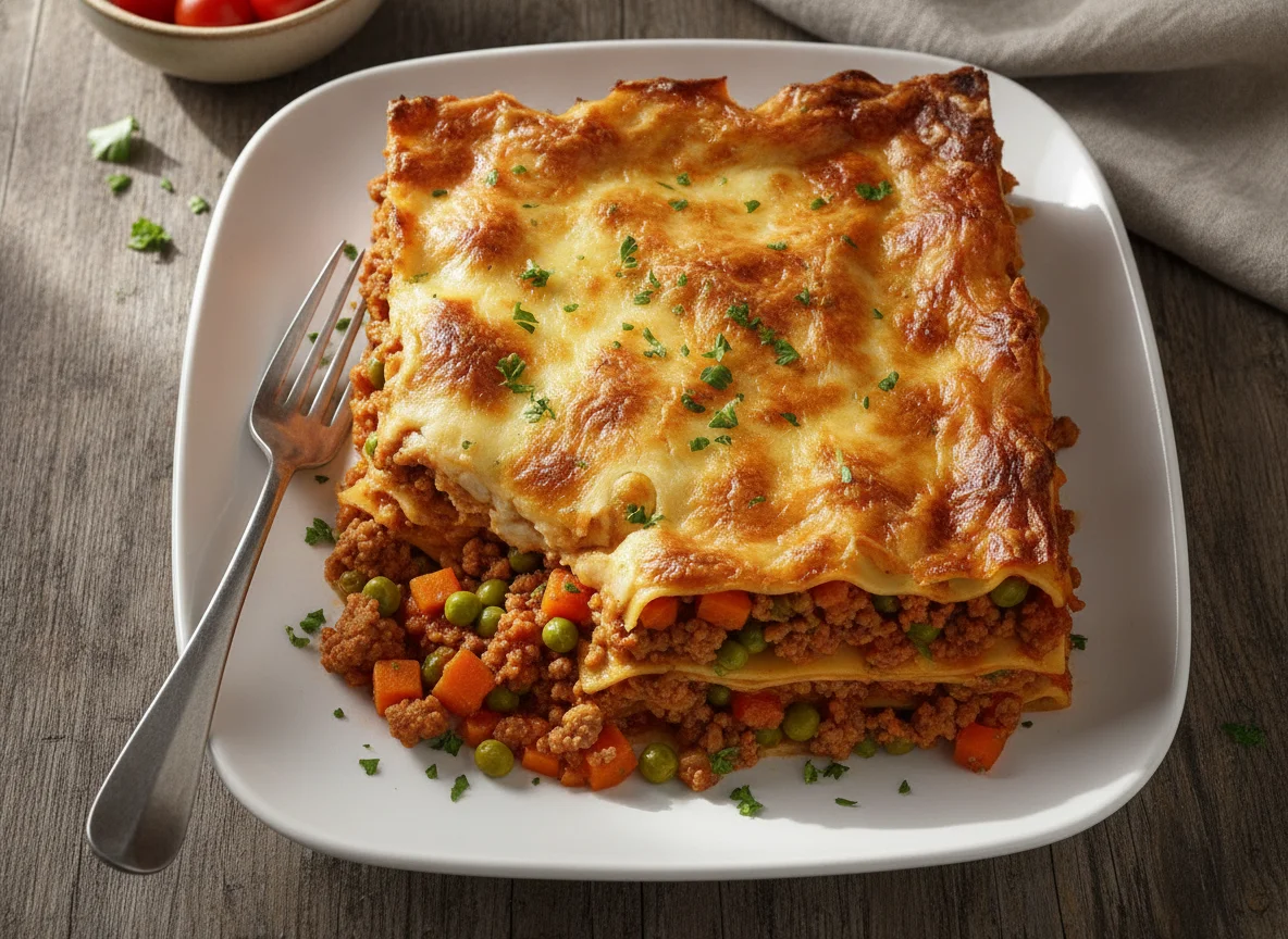 Lasagne mit Gemüse photo