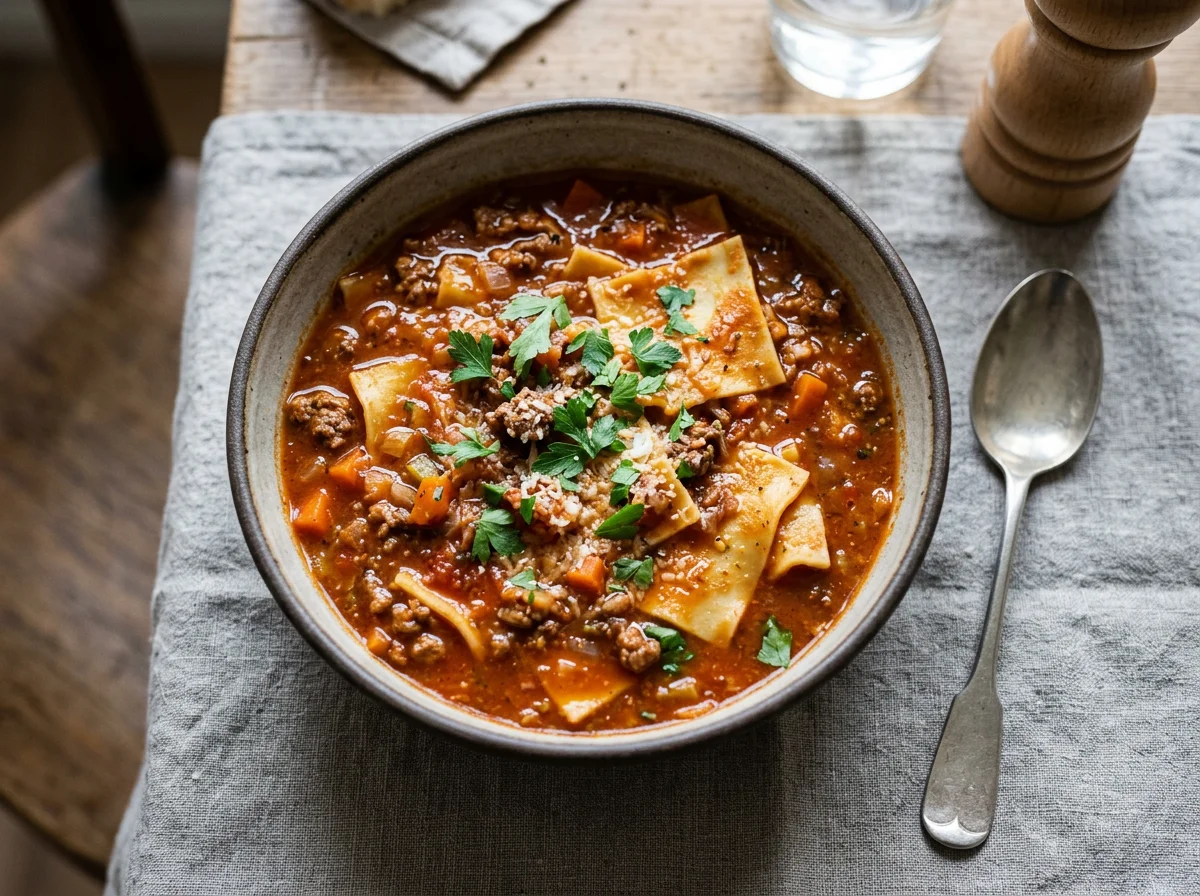 Lasagne-Suppe photo