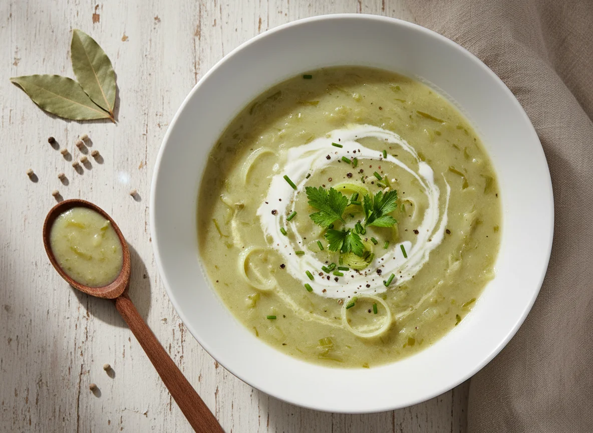 Lauchcremesuppe photo
