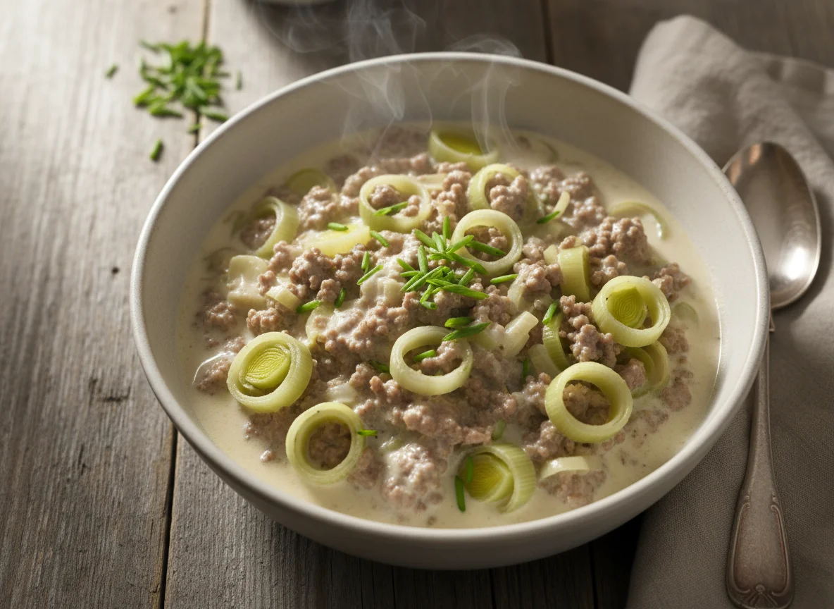 Lauch-Hackfleisch-Eintopf photo