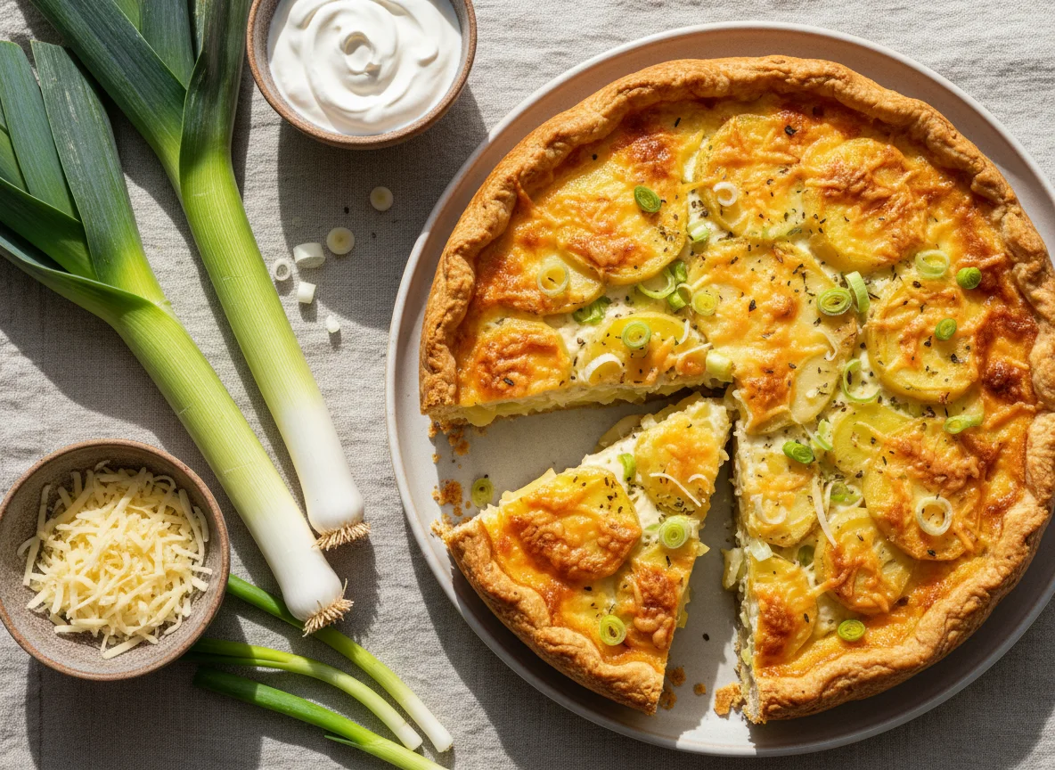 Lauch-Kartoffel-Kuchen photo