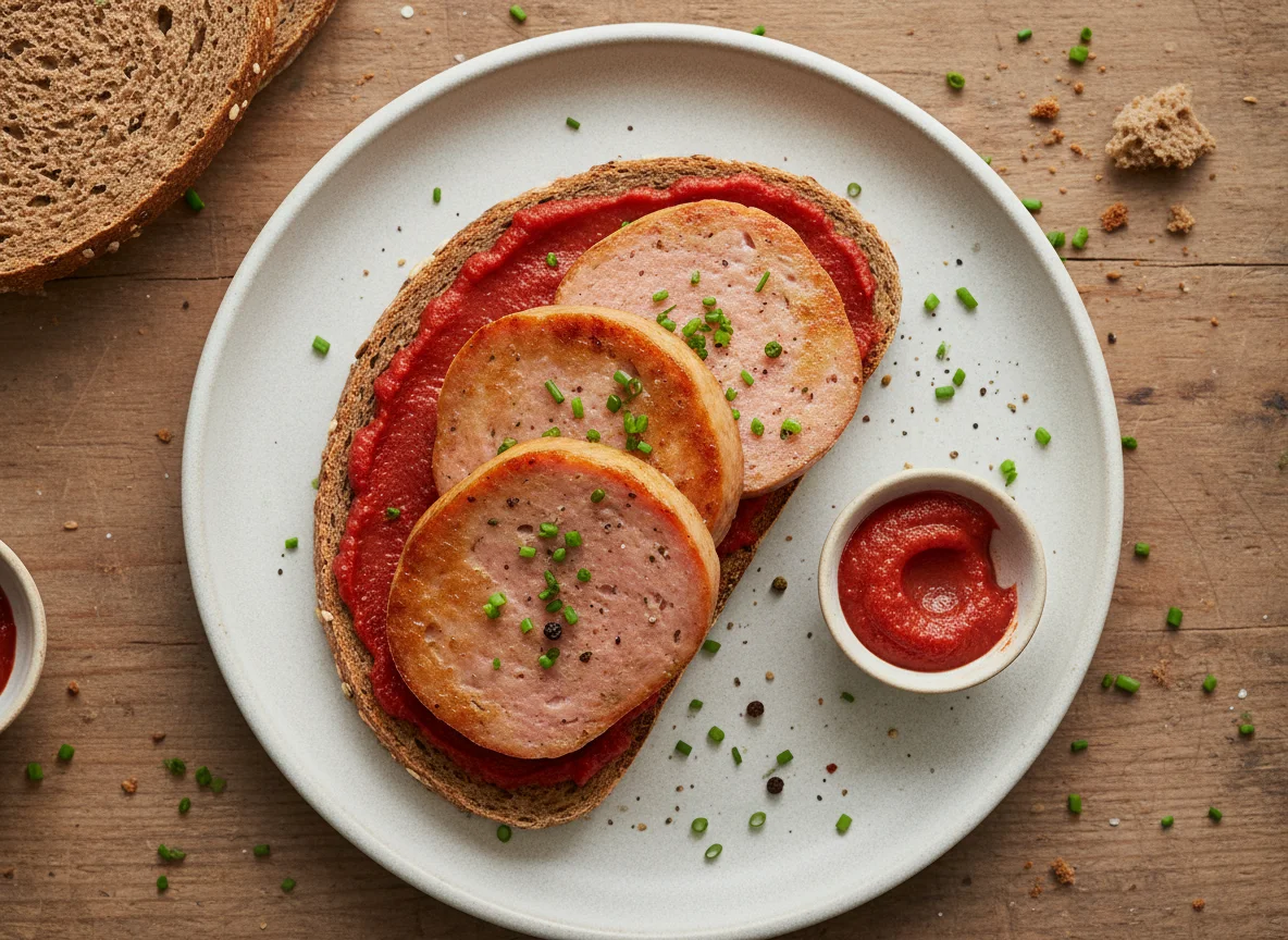Leberkäse-Brot photo