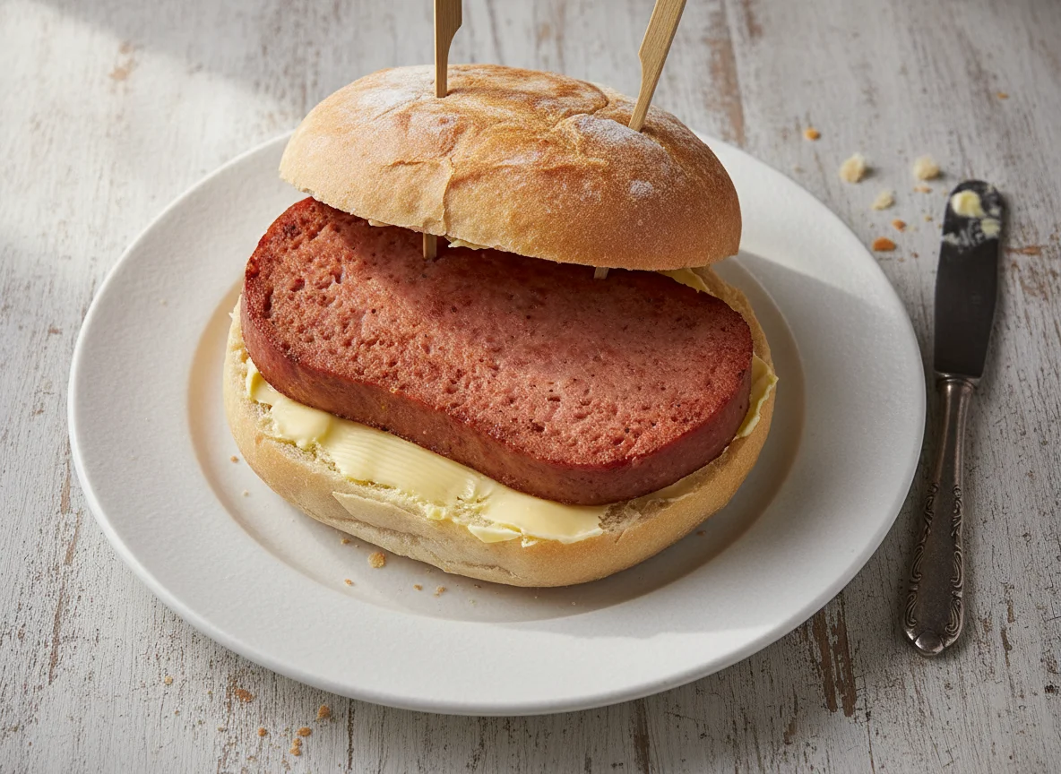 Leberkäse-Sandwich photo