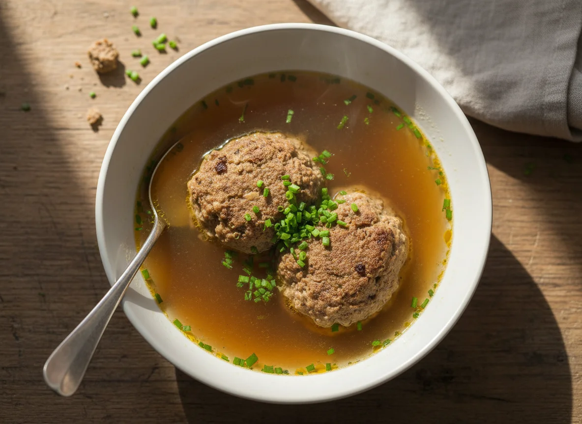 Leberknödelsuppe photo