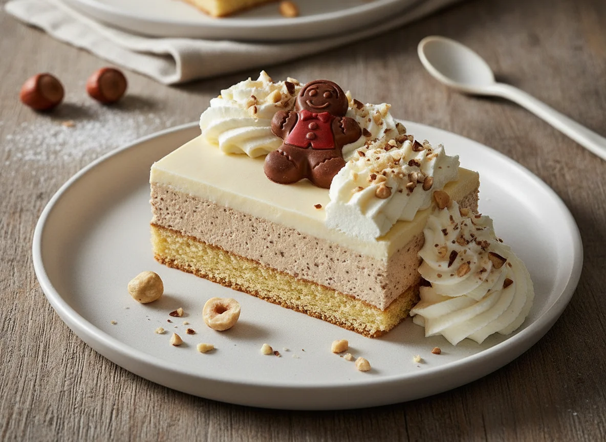 Lebkuchen-Sahneschnitte photo