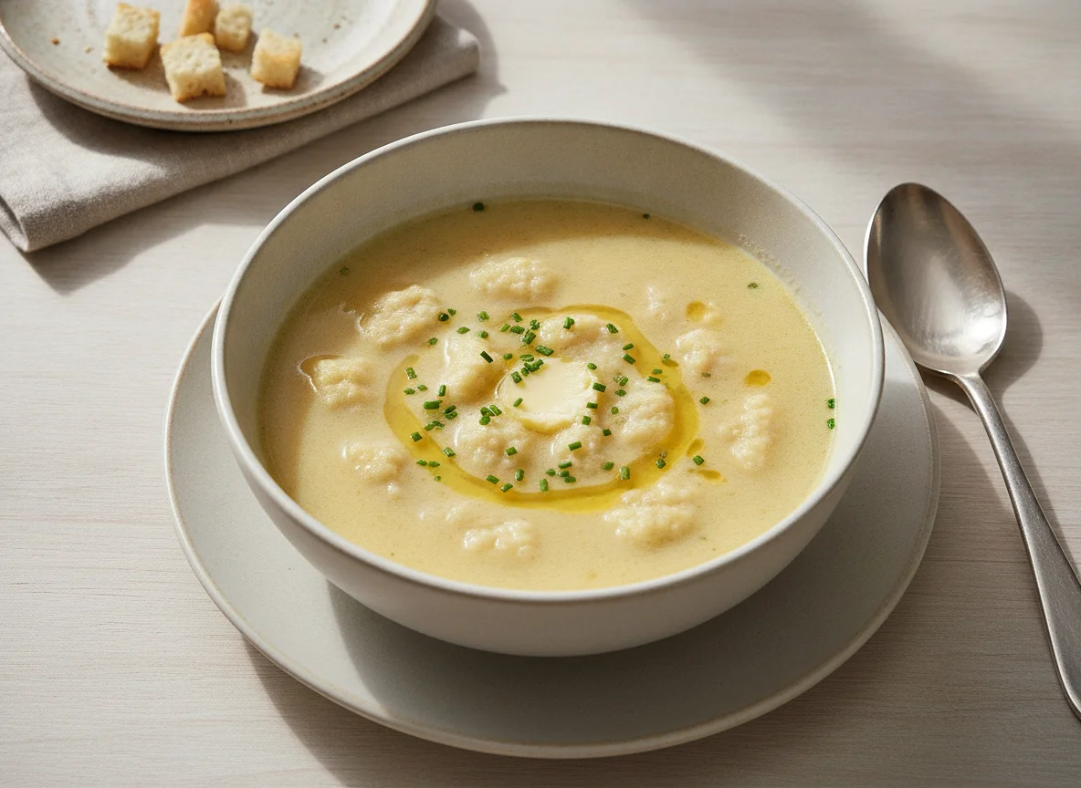 Legierte Grießsuppe photo