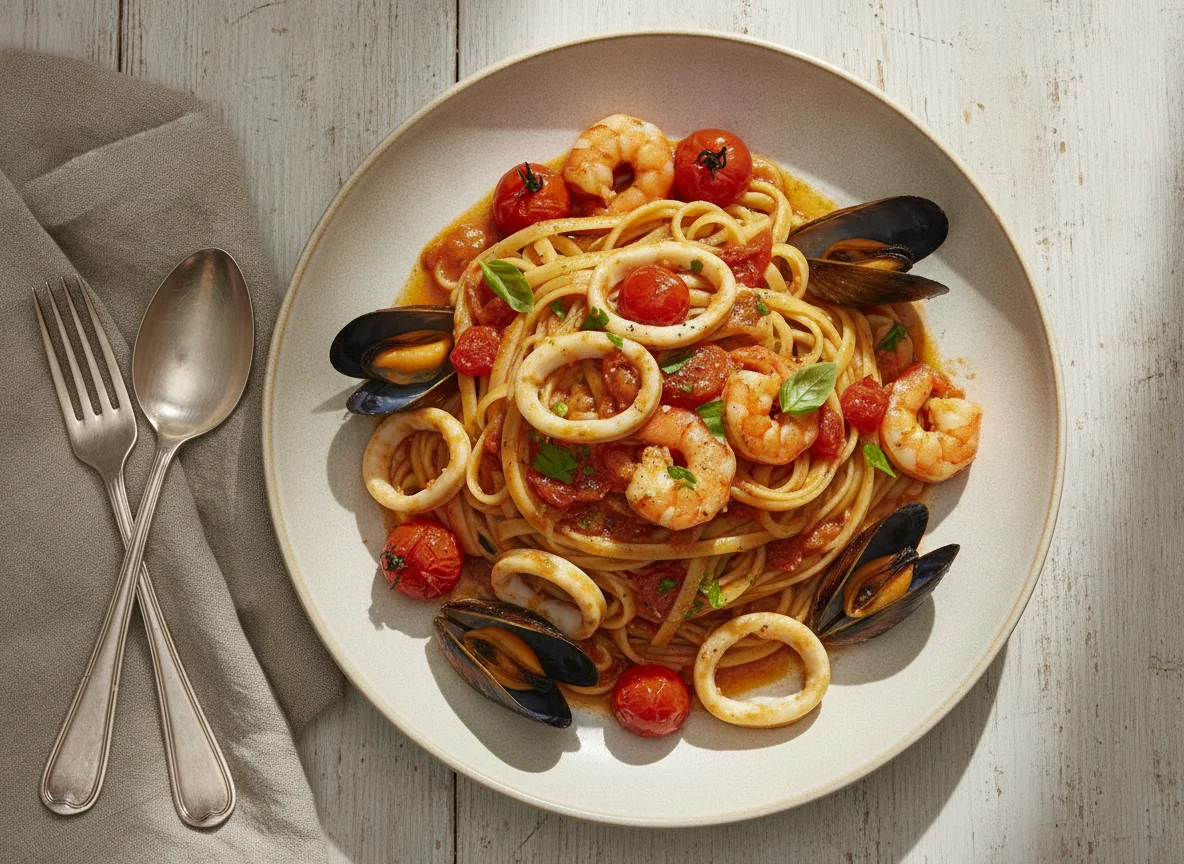 Linguine Frutti di Mare photo