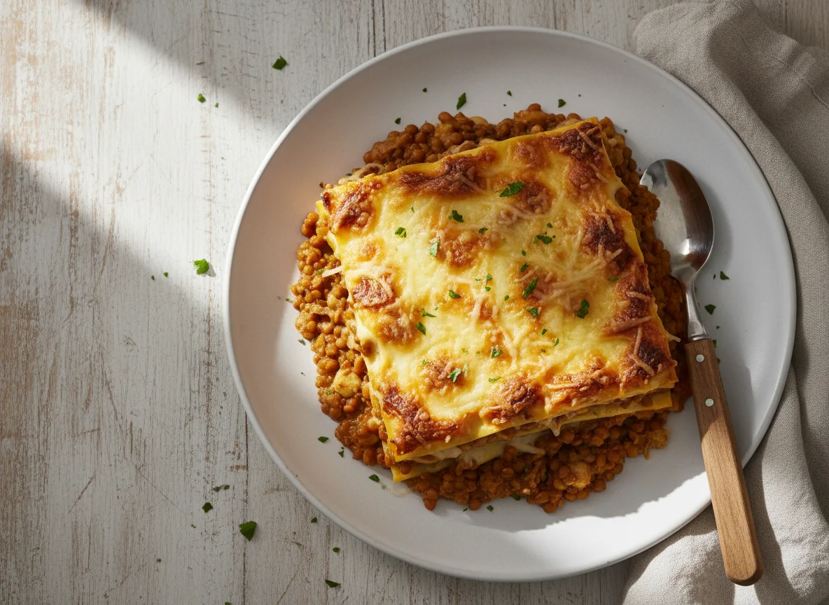 Linsen Lasagne photo