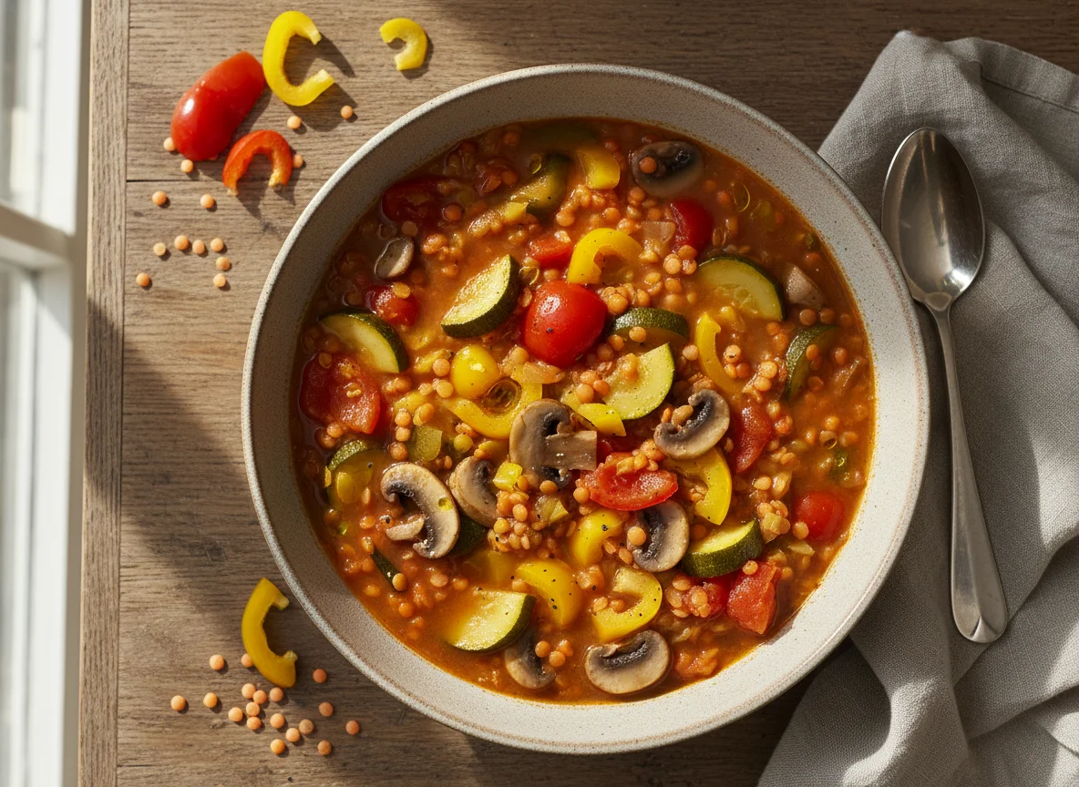 Linsen-Gemüse-Eintopf photo