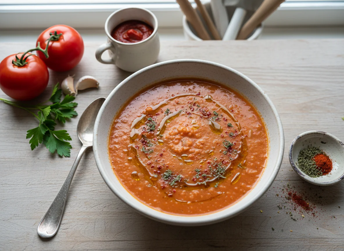 Linsensuppe (Mercimek çorbası) photo