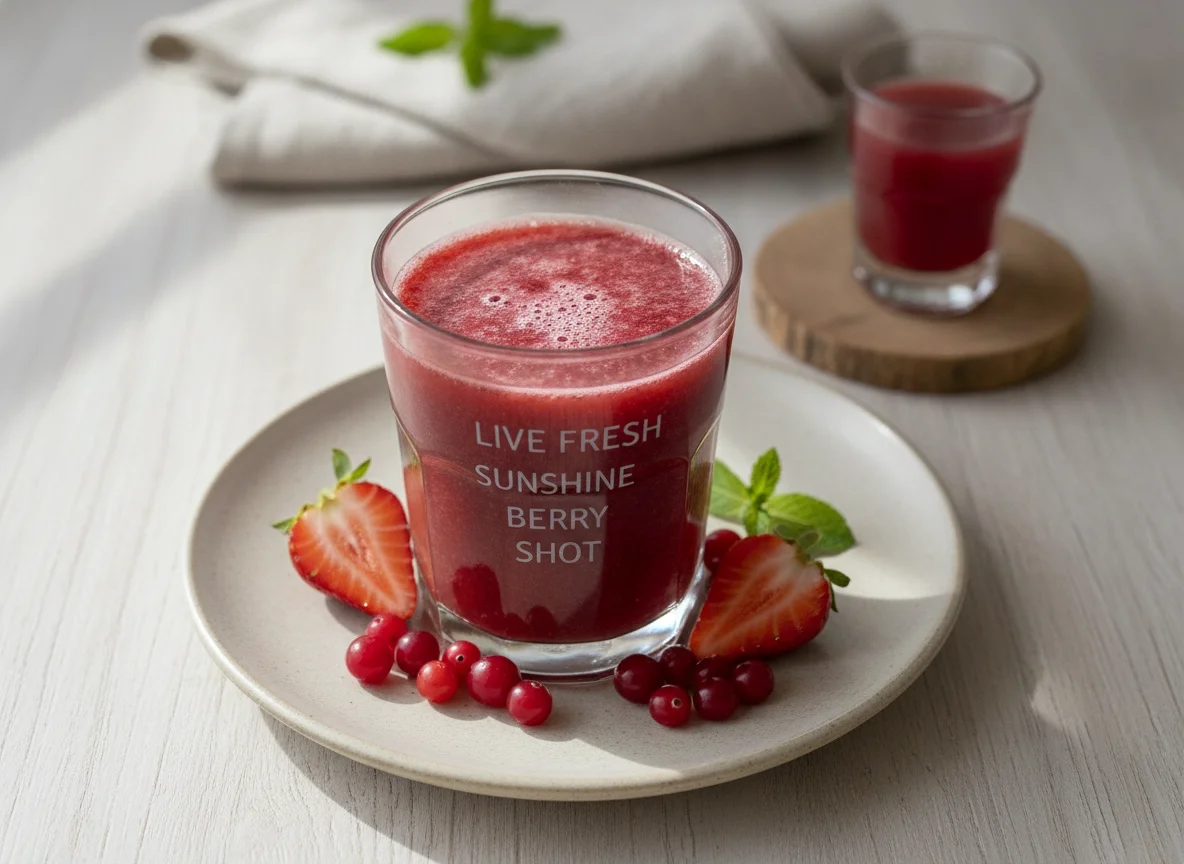 Live Fresh Sunshine Berry Shot photo