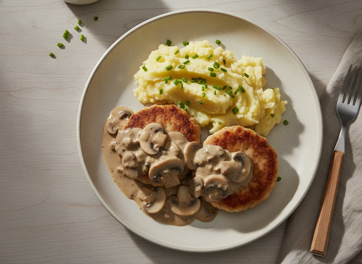 Loaberl Stampfkartoffel Champignon photo