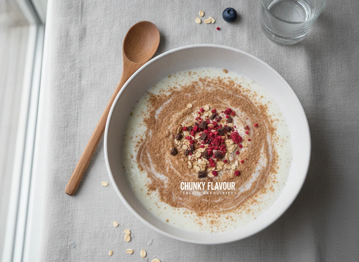 Magerquark mit Haferflocken und Chunky Flavour photo