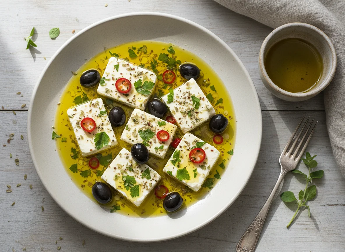 Marinierter Feta photo