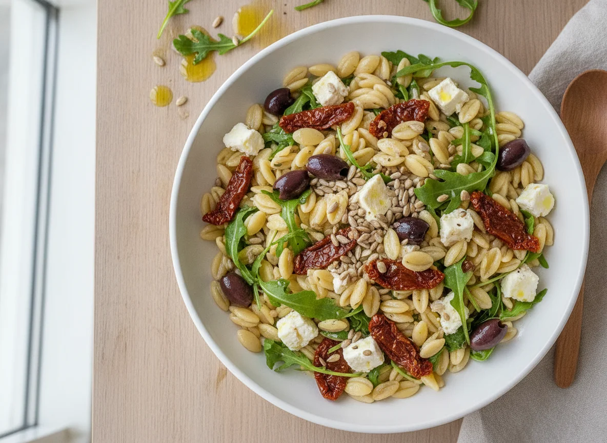 Mediterraner Orzo-Salat photo