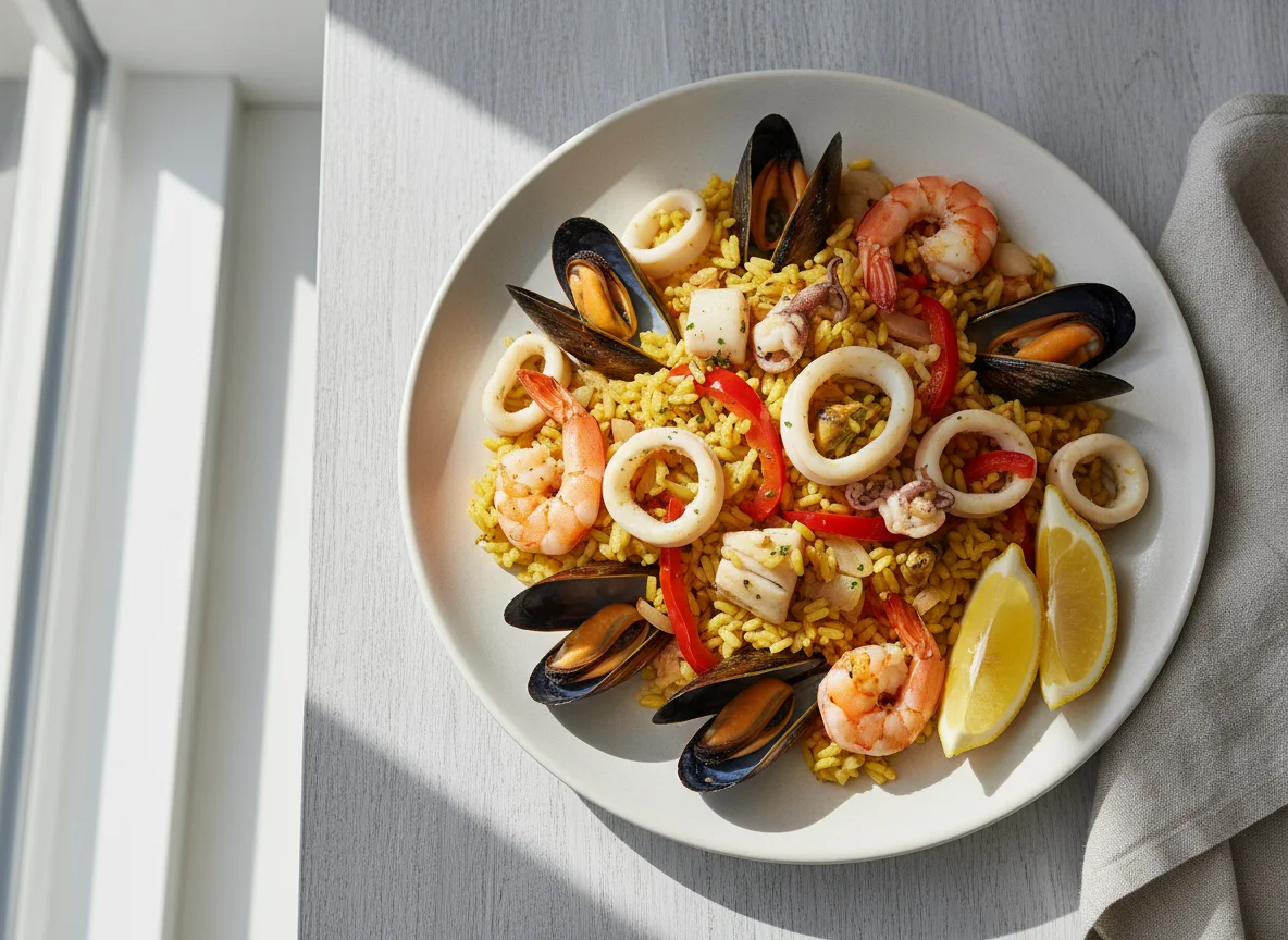Meeresfrüchte-Paella photo