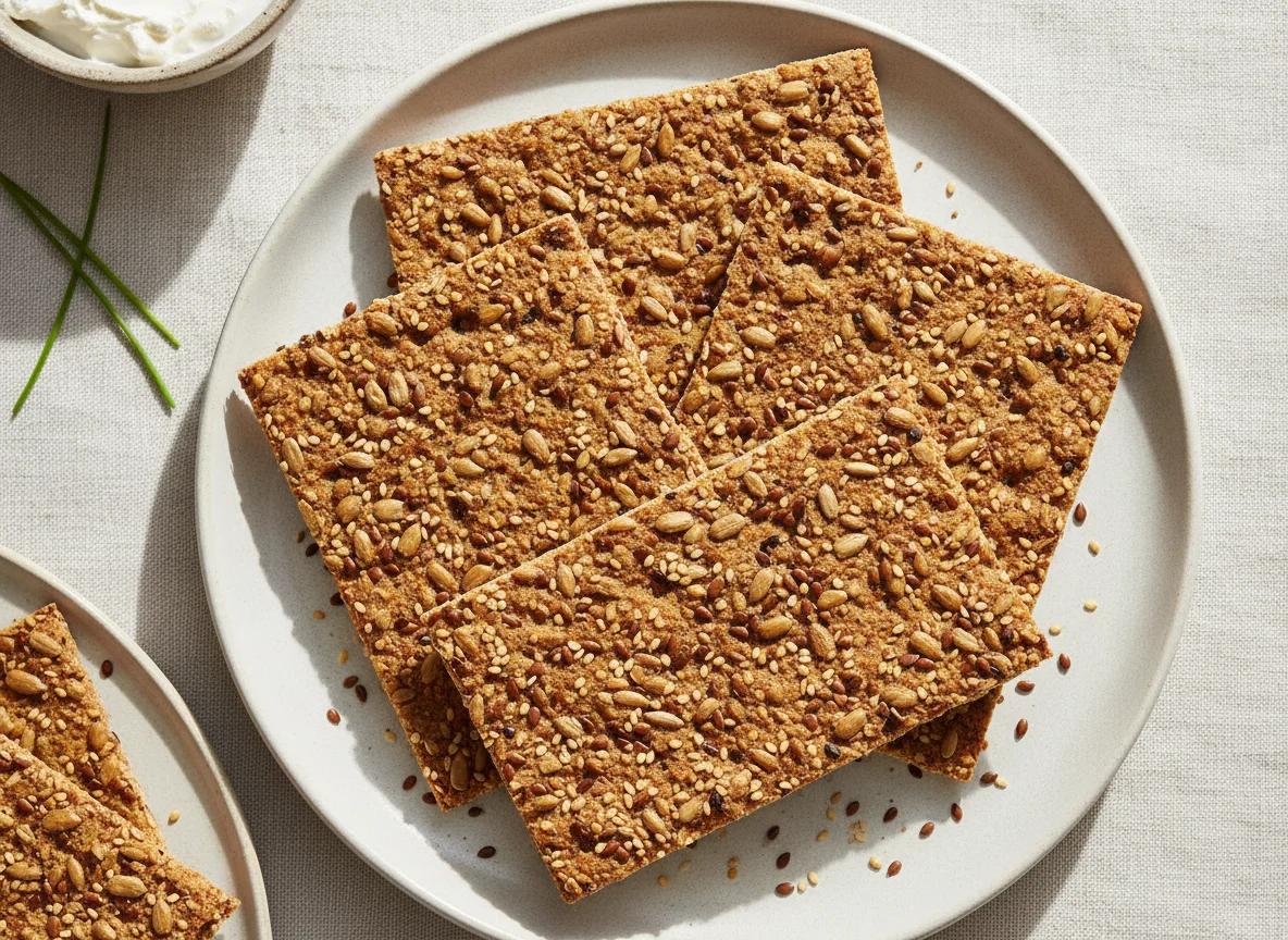 Mehrkorn-Knäckebrot photo