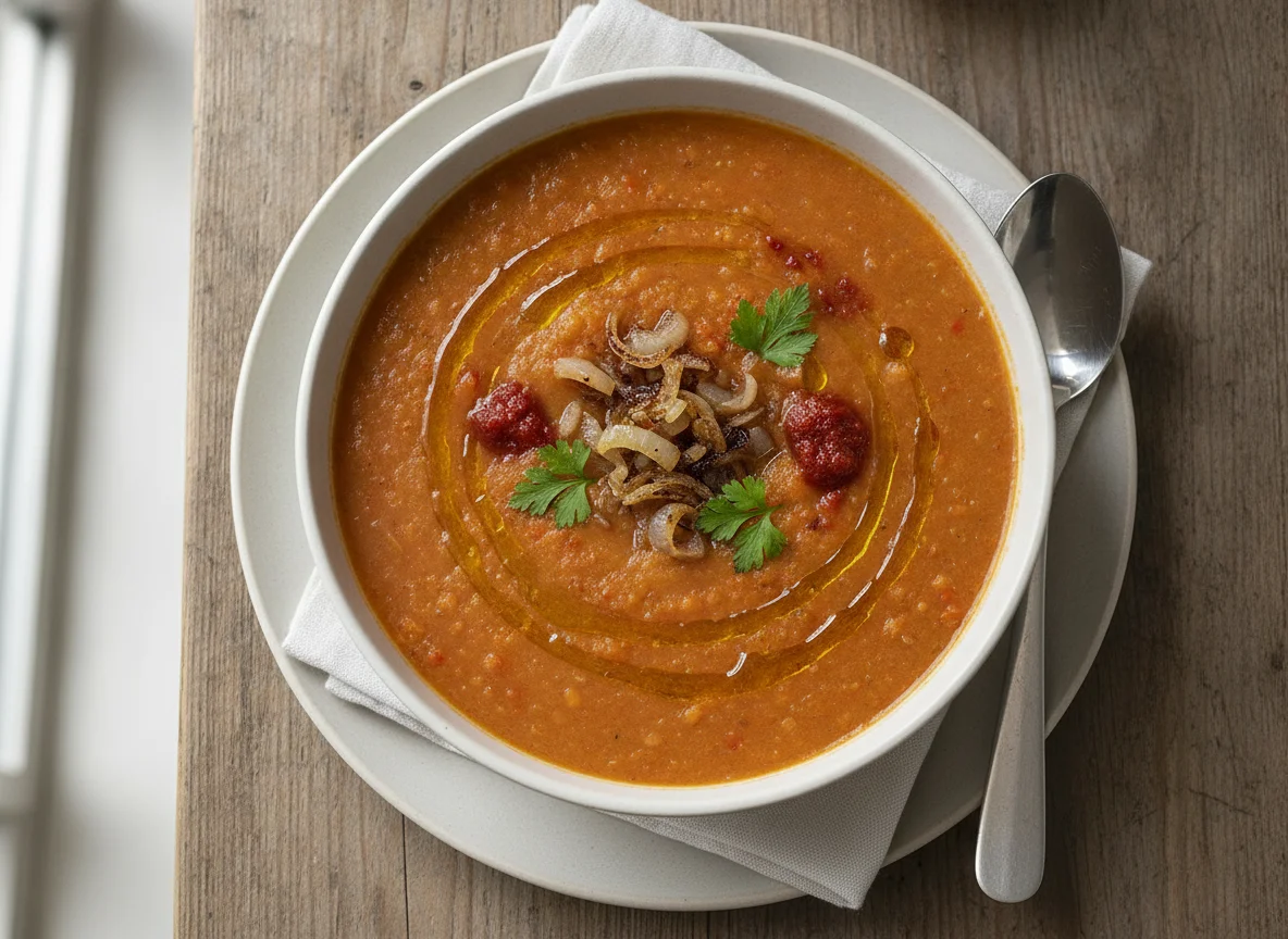 Mercimek Çorbası (Rote Linsensuppe) photo