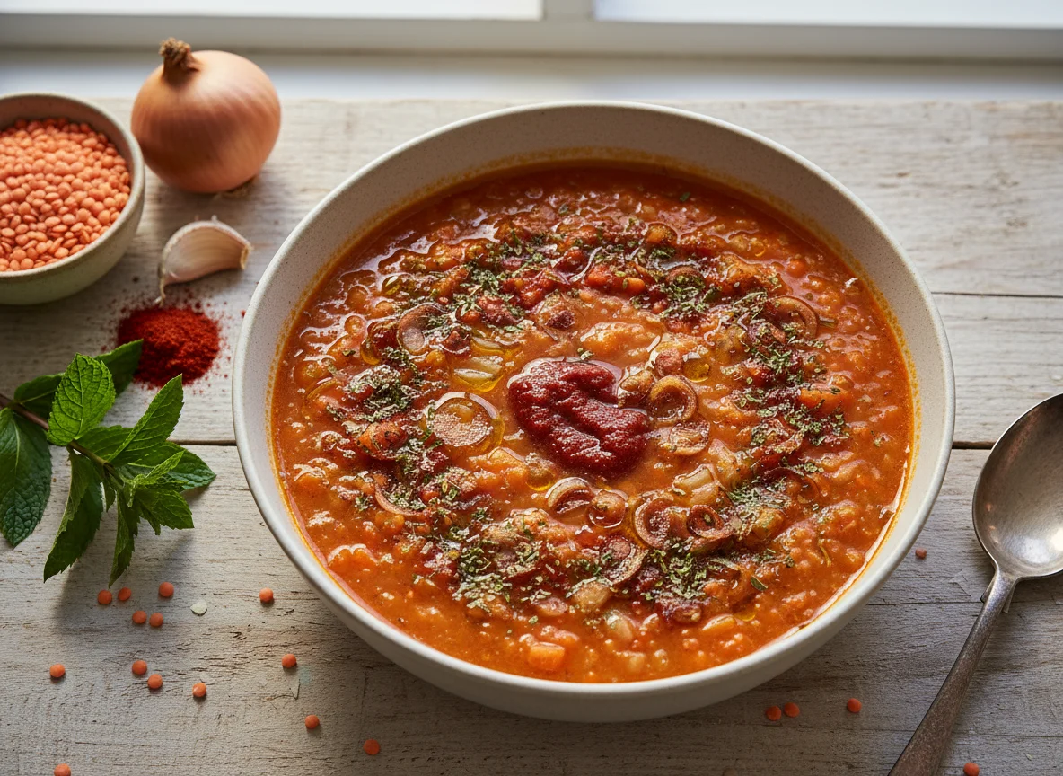 Mergimec Linsensuppe photo