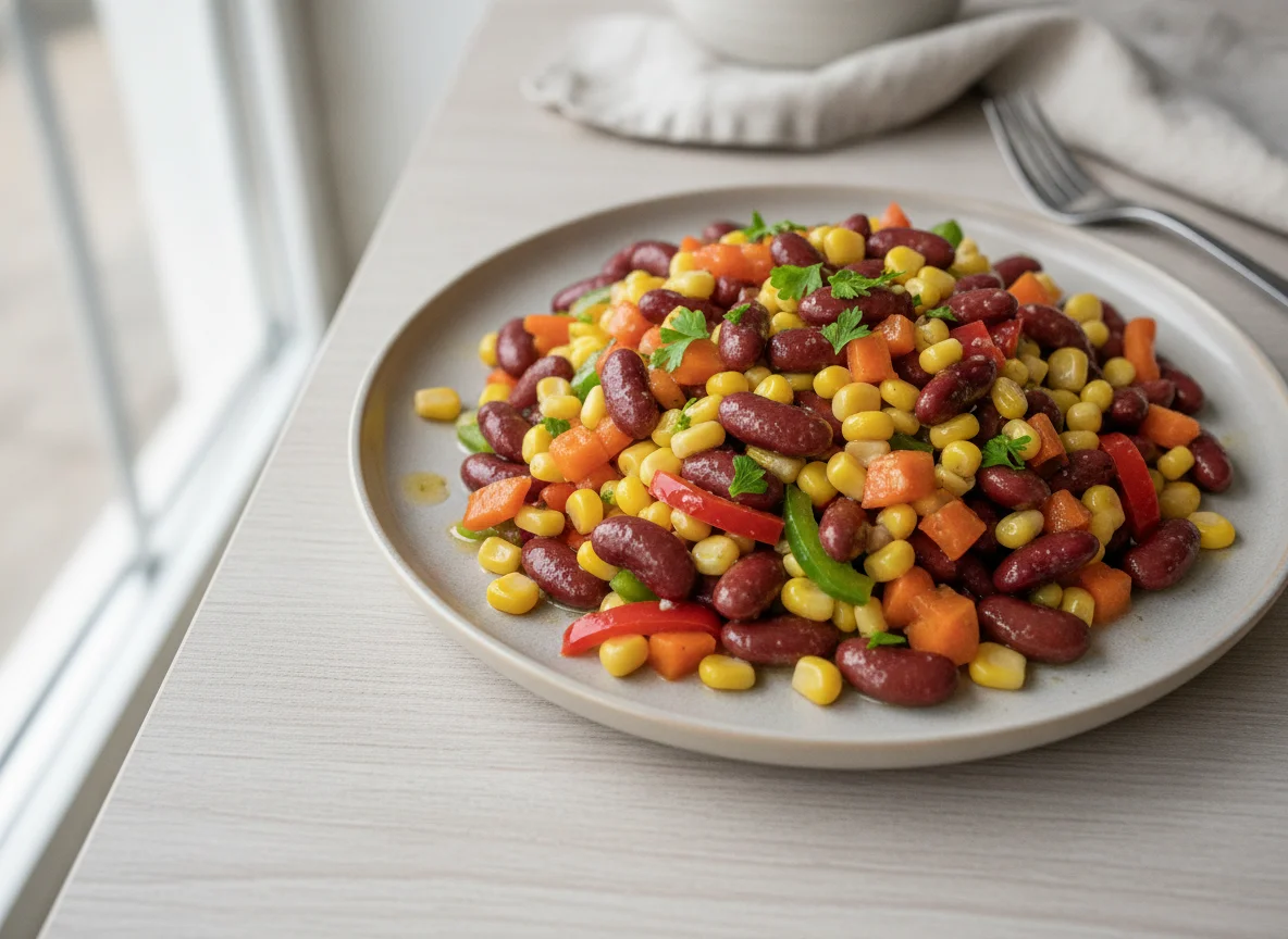 Mexikanischer Bohnensalat photo